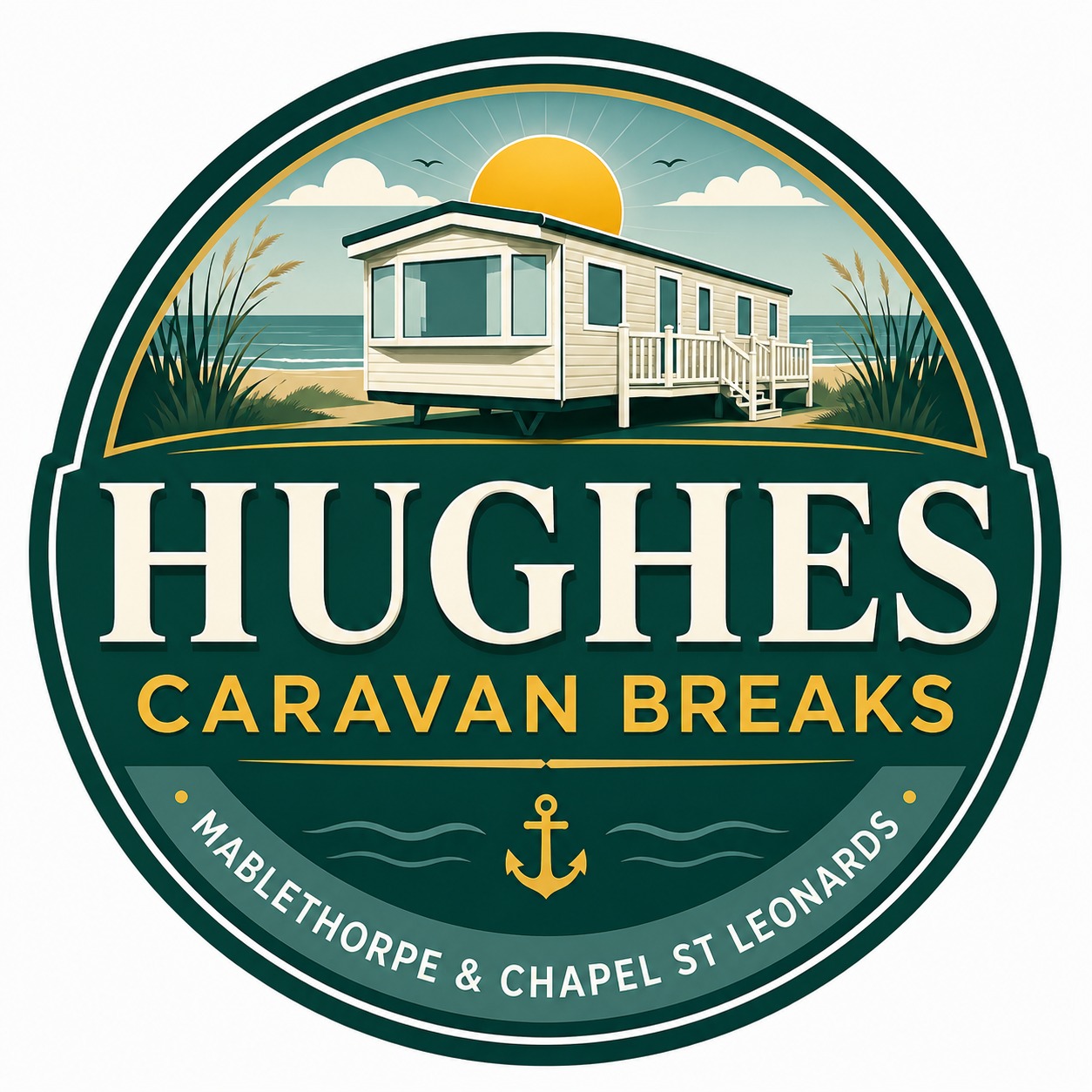 Hughes Caravan Breaks logo